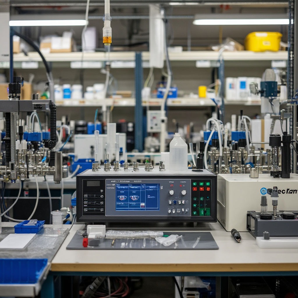 Professional testing equipment at Eerase facility